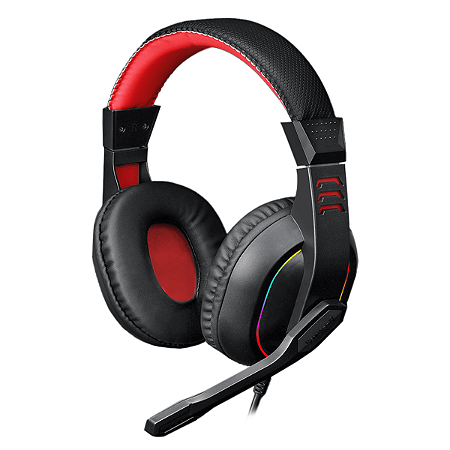 Fone Headset Gamer Rgb Ares Preto Earcup 40mm