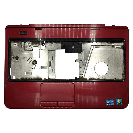 Carcaça Base Superior Notebook Dell Inspiron n4050 Vermelho