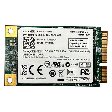 Ssd 128gb Msata Sata 3 6Gb/s Para Notebook