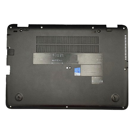 Carcaça Base Inferior Notebook Hp Elitebook 840-g3 Preto Com Detalhes