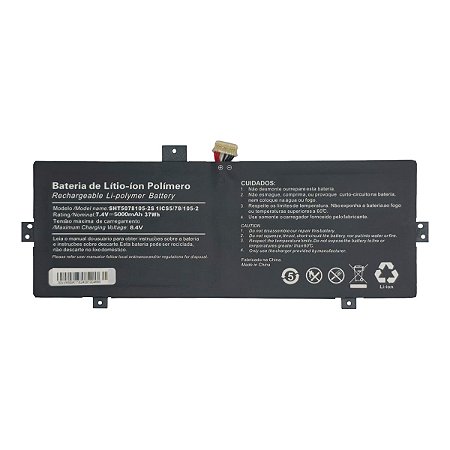 Bateria Para Notebook Positivo Duo 2 em 1 C4128b 7.4v 5000mAh Sht5078105-2s 1lcs5/78/105-2