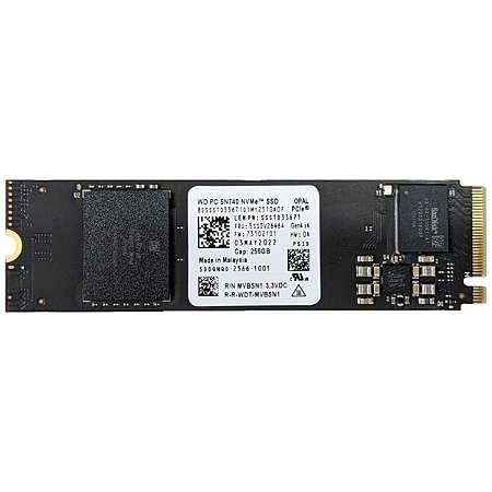 Ssd 256gb M.2 2280 Nvme Western Digital WD Pci-e Gen4x4 Opal
