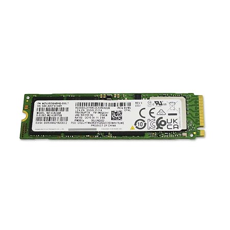 Ssd 256gb M.2 2280 Samsung Nvme Pci-e Gen3x4 Opal