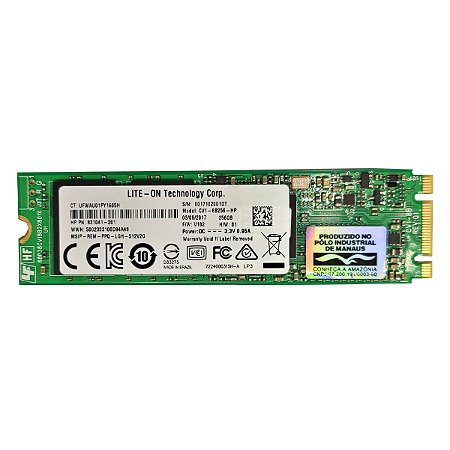 SSD 256Gb M.2 Sata Lite-On Cv1-8b256