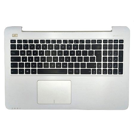 Carcaça Base Superior com Teclado Notebook Asus Z550s Z550m Z550sa Branco