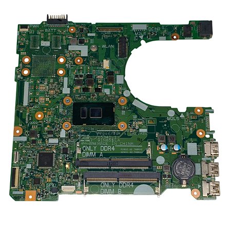 Placa Mãe Notebook Dell Vostro 14 3468 3568 Inpiron 3567 3467 Ddr4 15341-1 Intel i5-7ºGeração