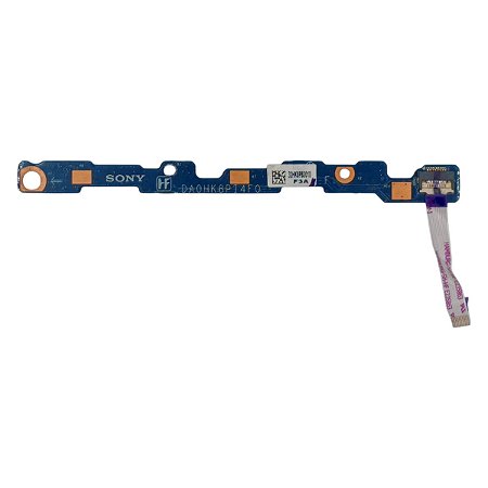 Placa Power Botão Ligar Notebook Sony Vaio SVF14213CBW Original Da0hk8pi4f0 Com Cabo Flat 4cm