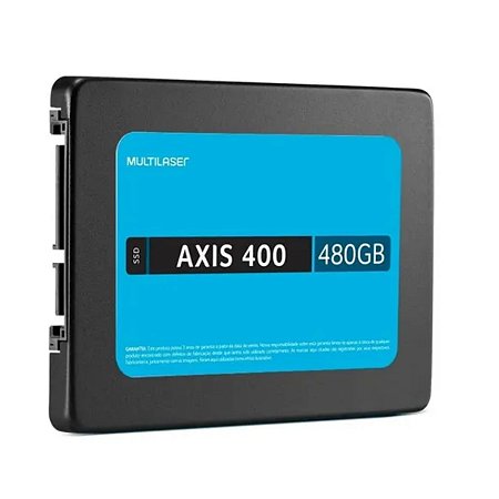 SSD 480GB Multilaser Axis 400 SS401 SATA III 2,5 Polegadas Notebook