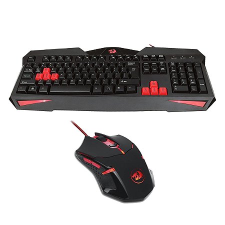 Kit Teclado Mouse Gamer Redragon Vajra E Mouse Centrophorus