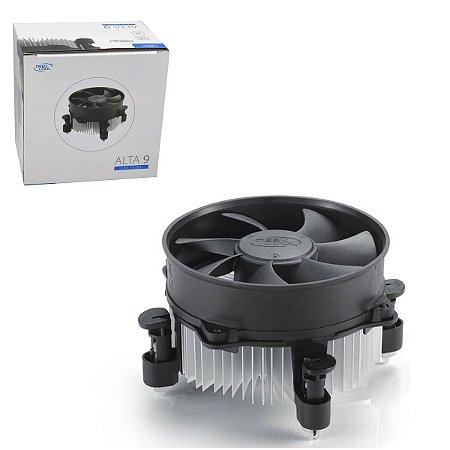 Cooler Para Processador Pc Intel Lga775 Lga1155 Lga1156 Lga1151 Lga1150 Deepcool Alta 9