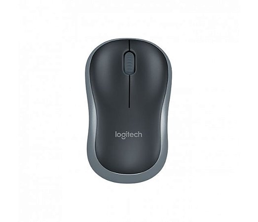 Mouse Sem Fio Logitech M185 Cinza Wireless