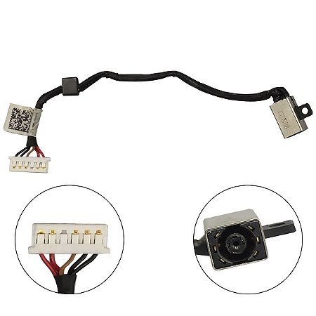 Conector Jack Notebook Dell Inspiron 14 5452 5455 5458 15 5551 5555 5558 5559 5566