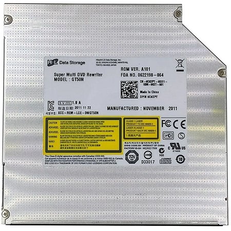 Gravador Dvd Notebook Dell Latitude E5420 12mm Gt50n