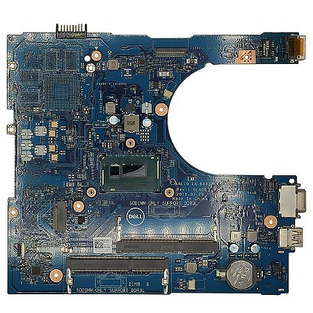 Placa Mãe Notebook Dell Inspiron 5458 5558 5758 Vostro 3458 Aal10 La-B843p I3 Sem Vídeo Dedicado