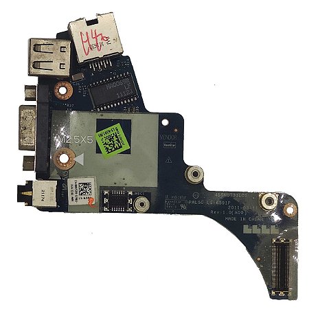 Placa Usb Vga Rede Audio Notebook Dell Latitude E6420 Ls-6591p