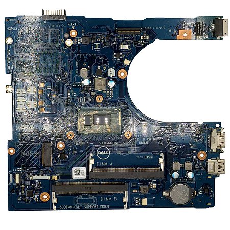Placa Mãe Notebook Dell 14 5458 Aal10 La-B843p Processador Intel I3 Com Hdmi