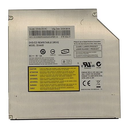 Gravador E Leitor Dvd E Cd Notebook Sata Modelo Ds-8a3s