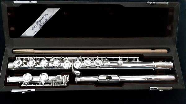Flauta transversal Miyazawa PCM300 - Prata maciça