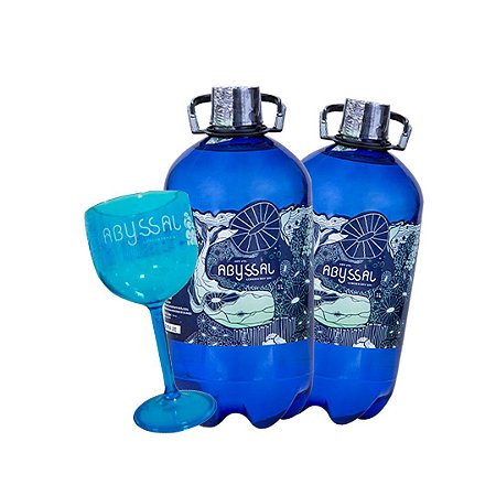 2 UND. REFIS GIN ABYSSAL 1L + 1 UND. TAÇA ACRÍLICO EXCLUSIVA