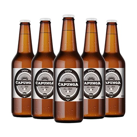 20 UND. CHOPP PILSEN PURO MALTE - GARRAFA 600ML (COMBO)
