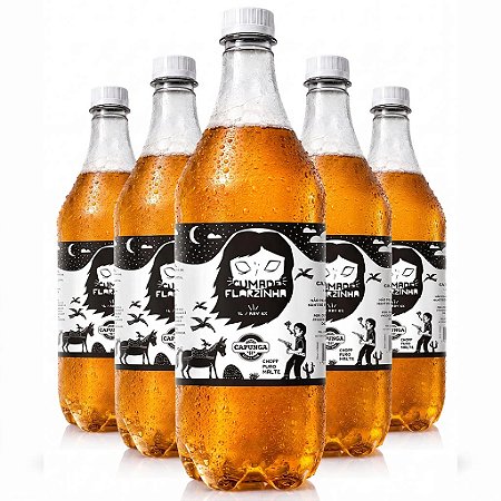 24x Chopp IPA Cumade Florzinha 1L - PET Growler