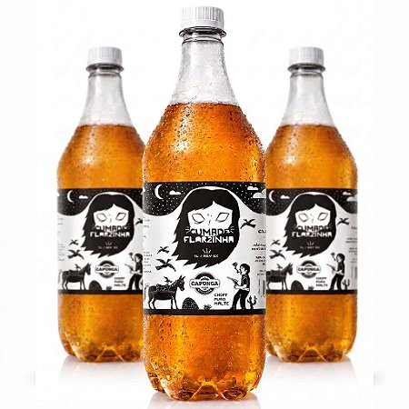 3x Chopp IPA Cumade Florzinha 1L - PET Growler