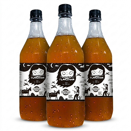 3x Chopp IPA Cumade Florzinha 1L - PET Growler