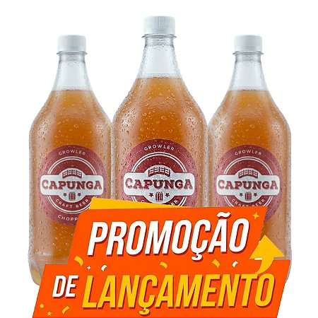 [LANÇAMENTO] 6x Chopp Hop Weiss 1L - PET Growler