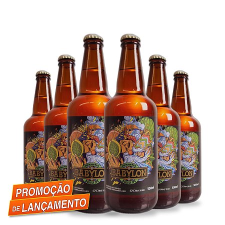 6x Babylon Double IPA - Garrafa 500ml