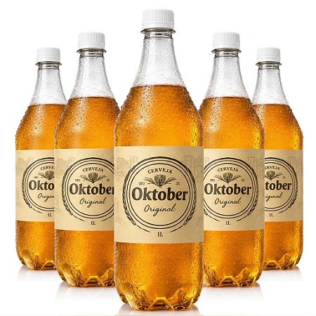 12x Chopp Oktober Pilsen 1 litro - PET Growler