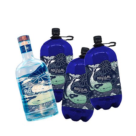 3 UND. REFIS GIN ABYSSAL 1L + 1 UND. GIN ABYSSAL 750ml