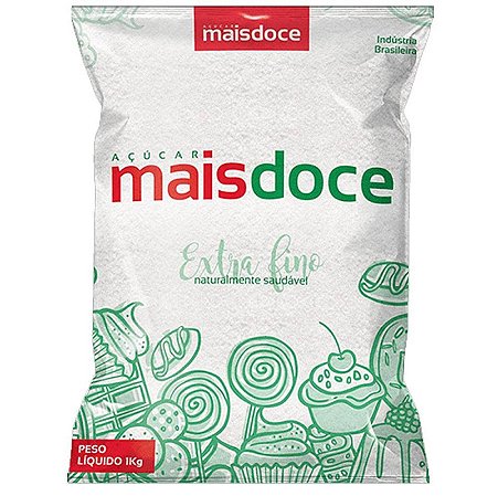 Açúcar Mais doce extra fina 1kg