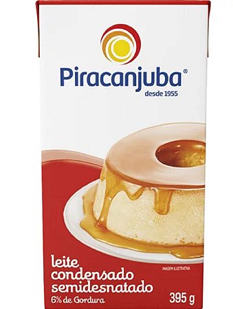 Leite Condensado Semidesnatado Piracanjuba TP 395g