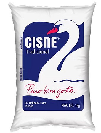 Sal Refinado Cisne 1kg