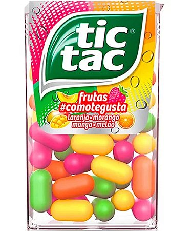 Bala Tic Tac Frutas