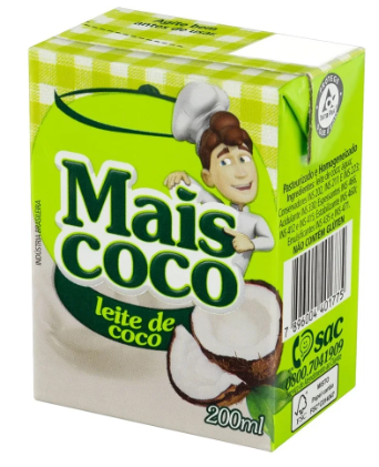 LEITE COCO MAIS COCO TETRA PAK 200ML