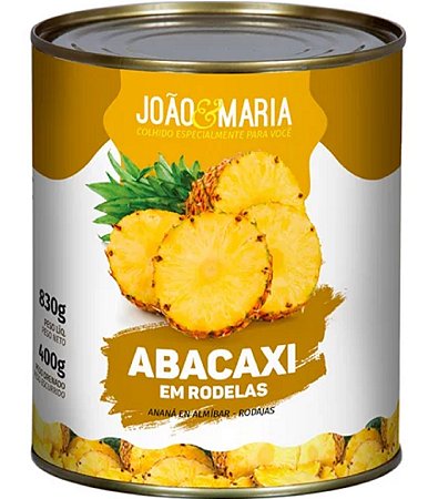 Abacaxi João e Maria em Rodelas 400g