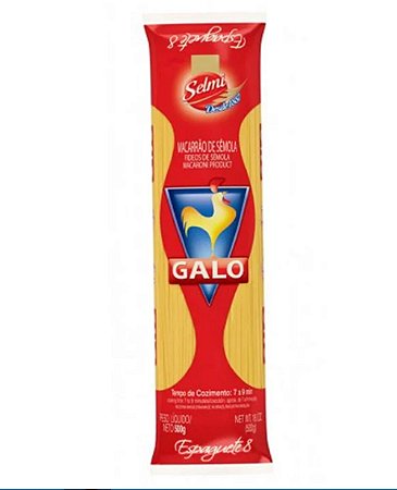 Macarrão Espaguete 8 Galo 500g