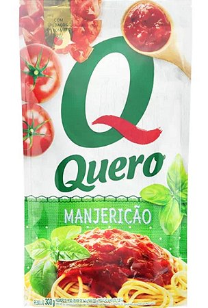 Molho Quero de Tomate Para Manjericão Sachê 300g