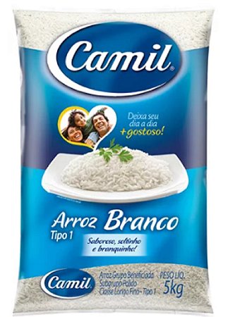 Arroz Branco Camil tipo 1 pct 5kg