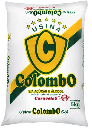Açúcar Cristal Colombo 5kg