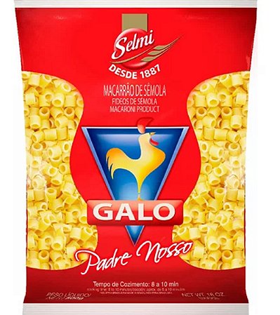 Macarrão Padre Nosso Galo Sêmola 500g