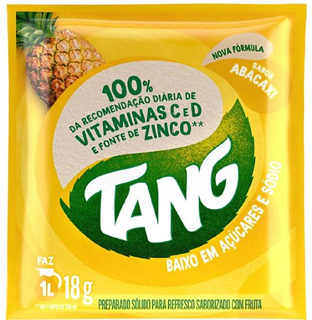Suco Em Pó Tang Sabor Abacaxi 18g