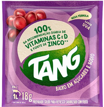 Suco Em Pó Tang Sabor Uva 18g