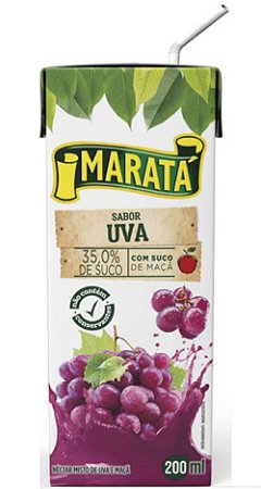 Suco Maratá Néctar Sabor Uva e Maçã 200ml