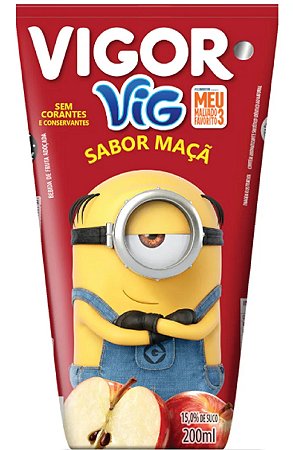 Suco de Maça Turma da Mônica Vigor 200ml