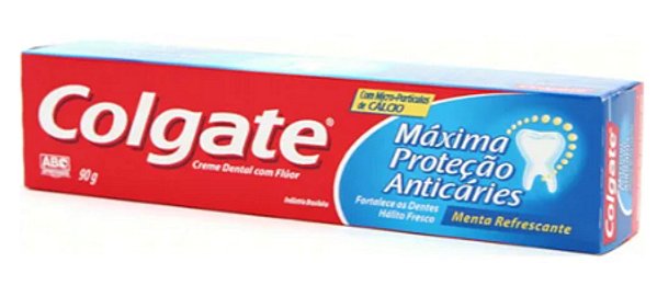 Creme Dental Colgate Máxima Proteção Anticáries 90g