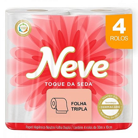 Papel Higienico Neve Neutro 4X30m
