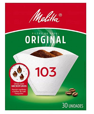 Filtro de Papel Melitta 103 Original 30 unidades