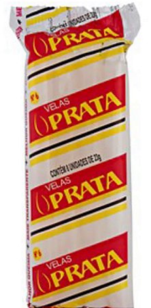 Velas Prata N6 23g 8 unidades